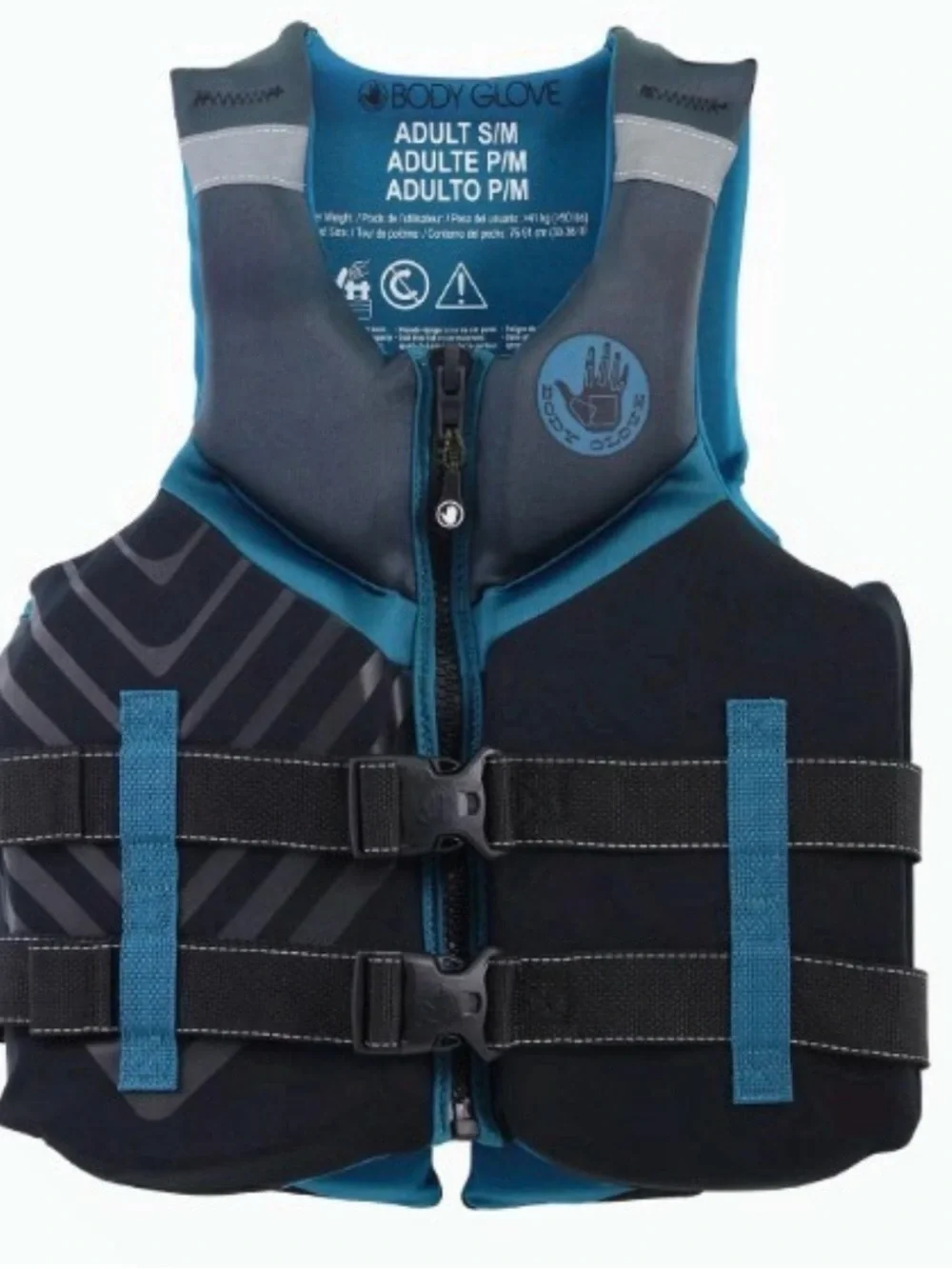 Body Glove Adults ' Swim Vest in Teal and Black S/M